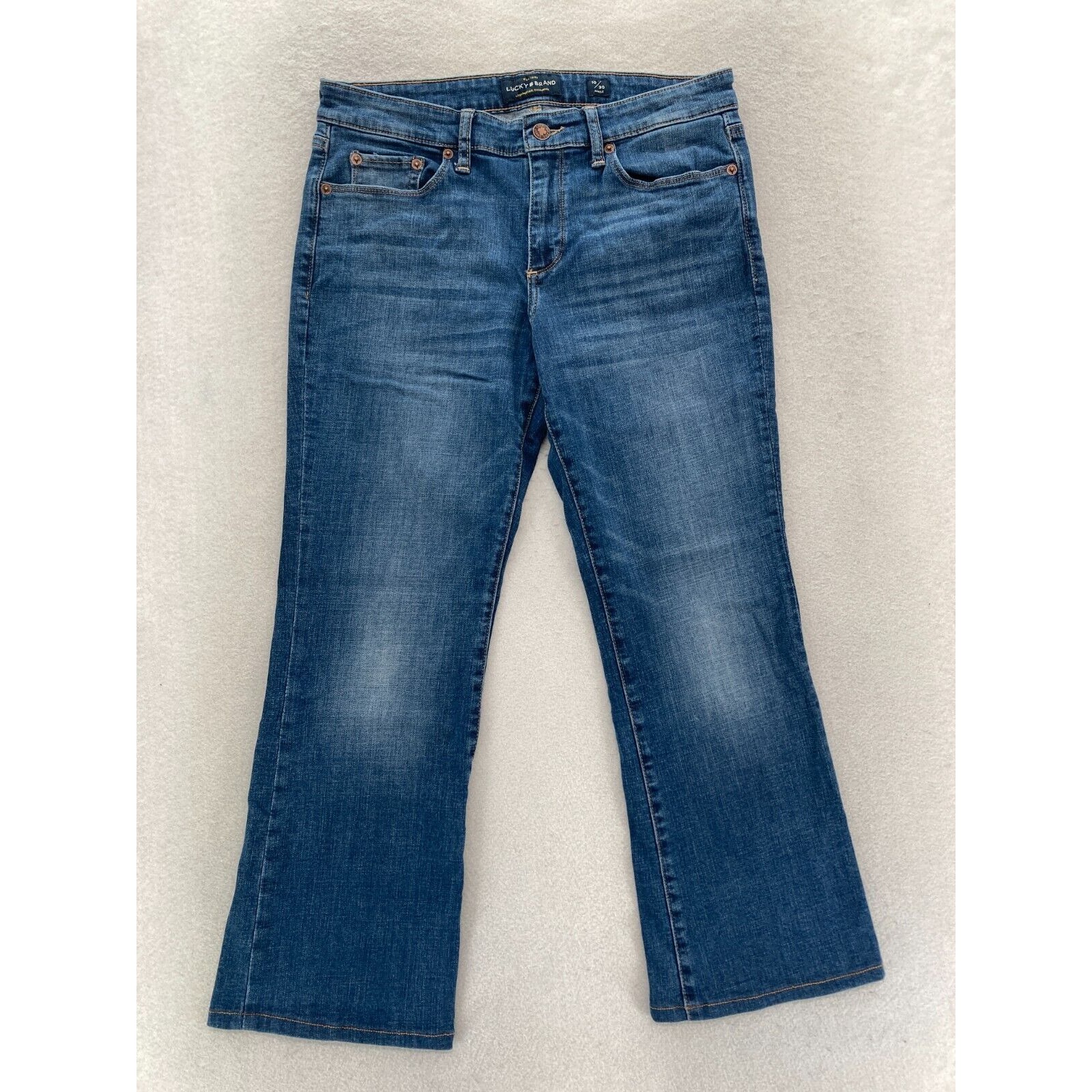 Lucky Brand Sweet Boot Jeans Womens 1030 Bootcut Blue Stretch Denim Western